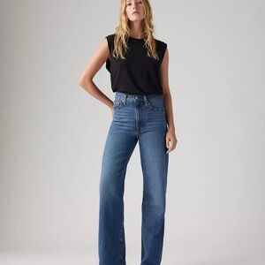 Classic Ribcage Wide Leg H223 Blue Women's Levi’s Jeans